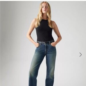 Levi's Women's Straight Leg Jeans - Medium Blue Wash